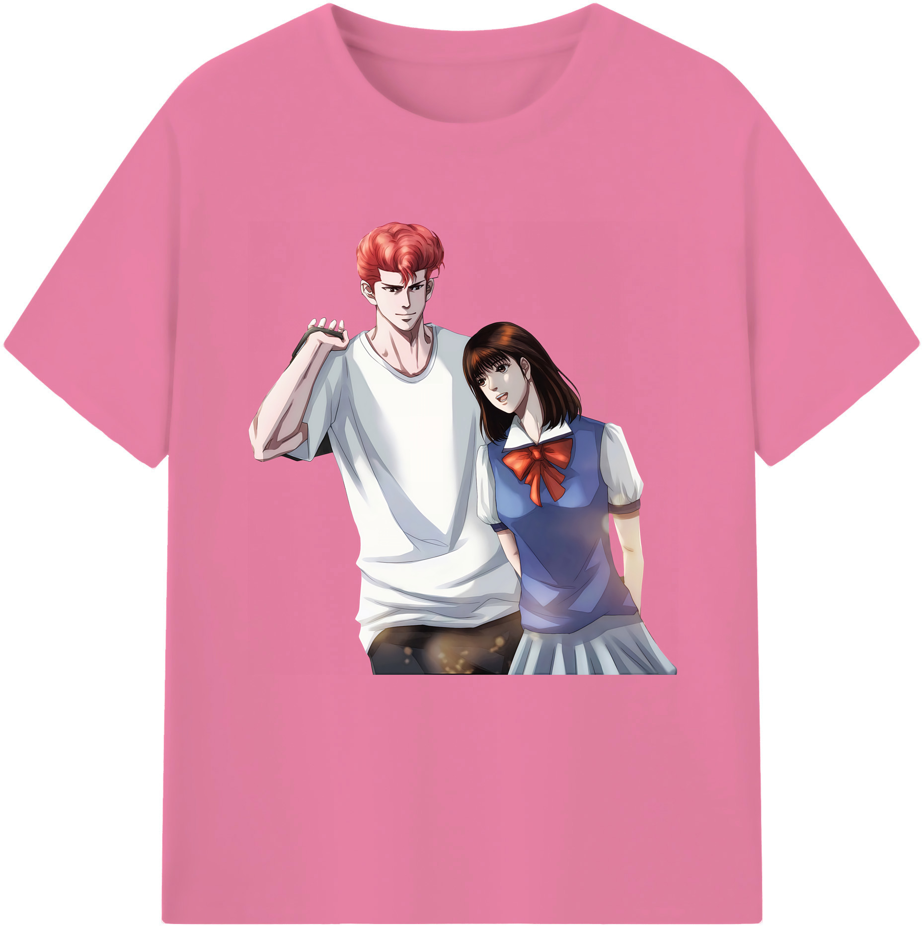 SLAM DUNK／スラムダンク 綿100％半袖Tシャツ（フロントプリント）